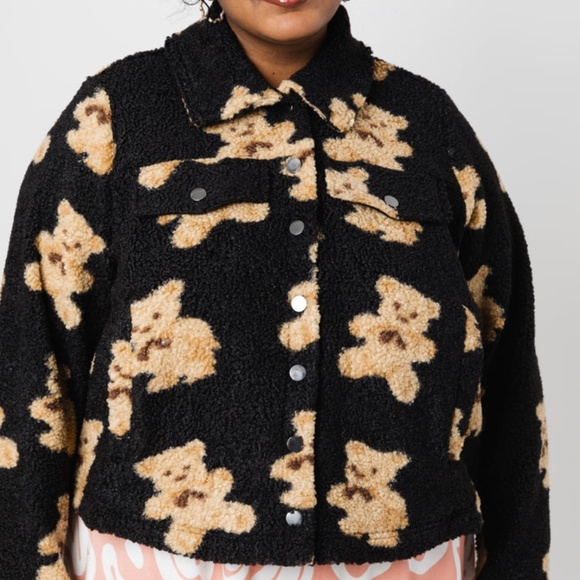 Tamara Malas Teddy Bear Jacket size 14/16 - Picture 1 of 11